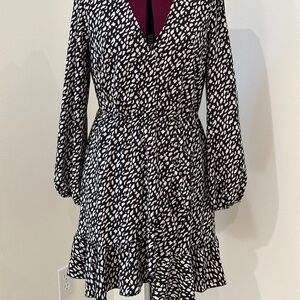 Abound Black and white dress